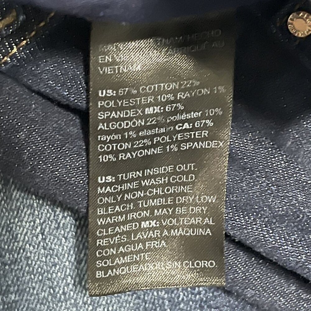 White House Black Market The Everyday Soft Super Skinny Ankle Jeans 6 Dark Wash - Picture 4 of 8